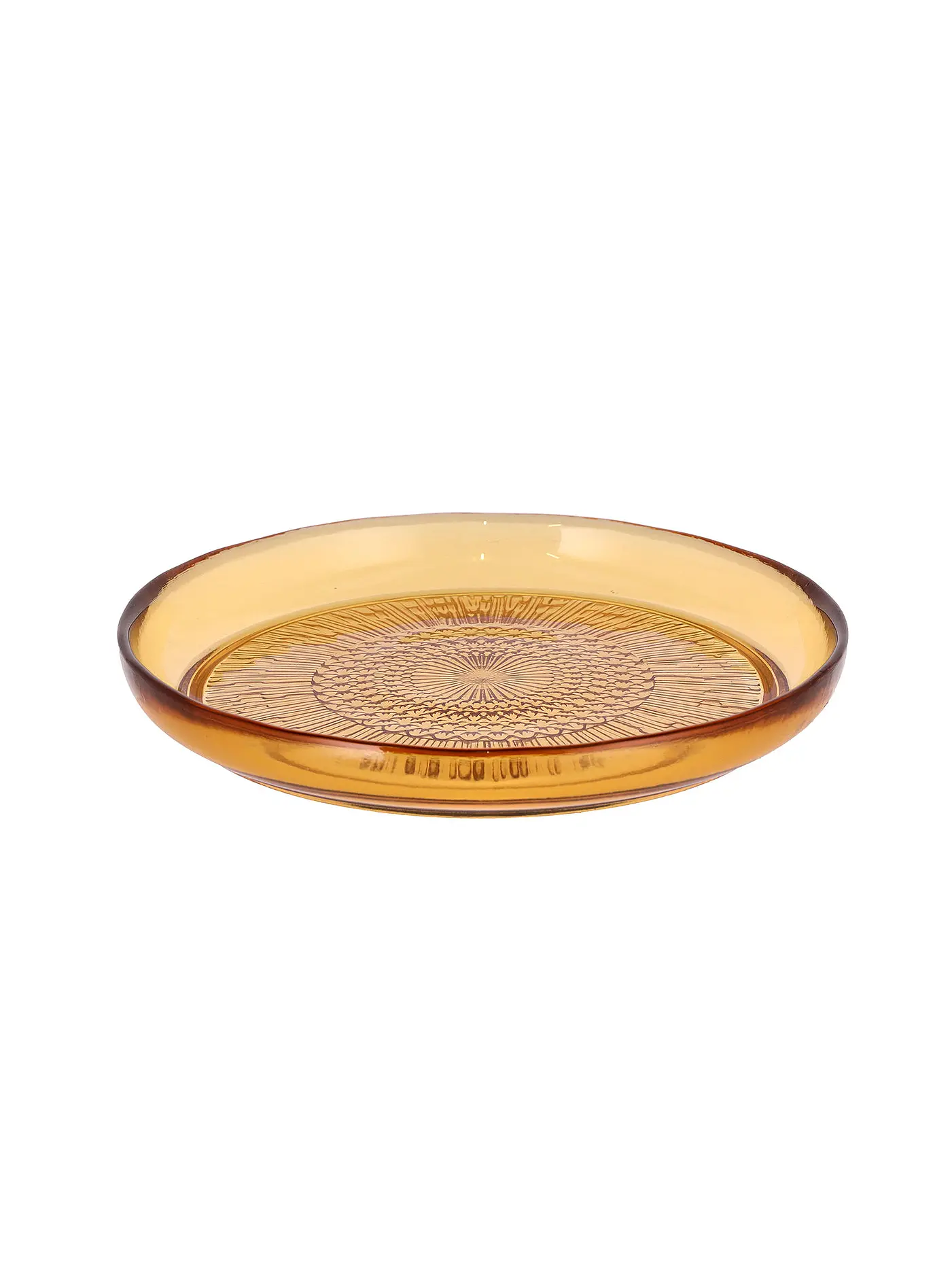 BITZ | Glasteller KUSINTHA 18cm Amber | 